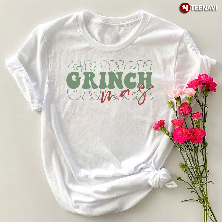 Grinch Mas Teacher Christmas T-Shirt