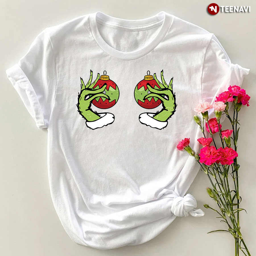 Grinch’s Hand Is On The Breast T-Shirt