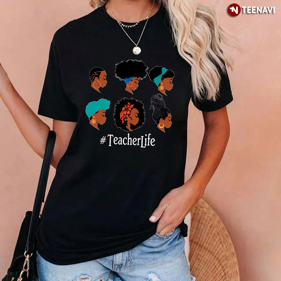 Teacher Life Black Women T-Shirt