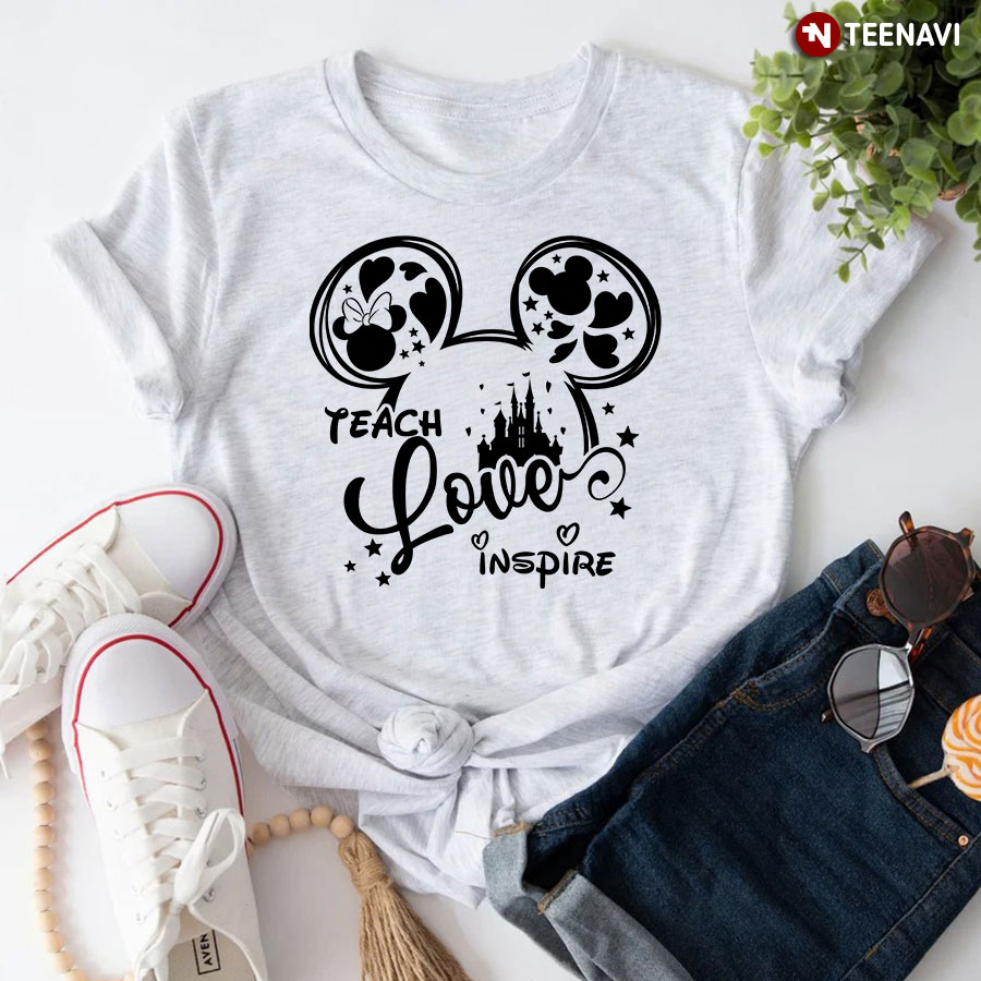 Teach Love Inspire Mickey Disneyland T-Shirt