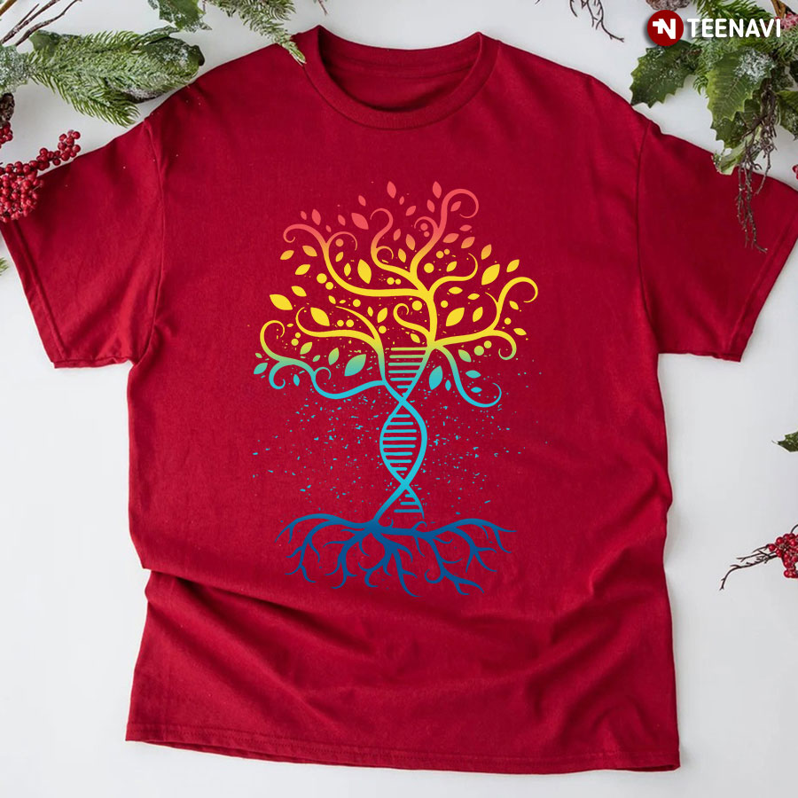 DNA Tree Of Life Science Teacher T-Shirt