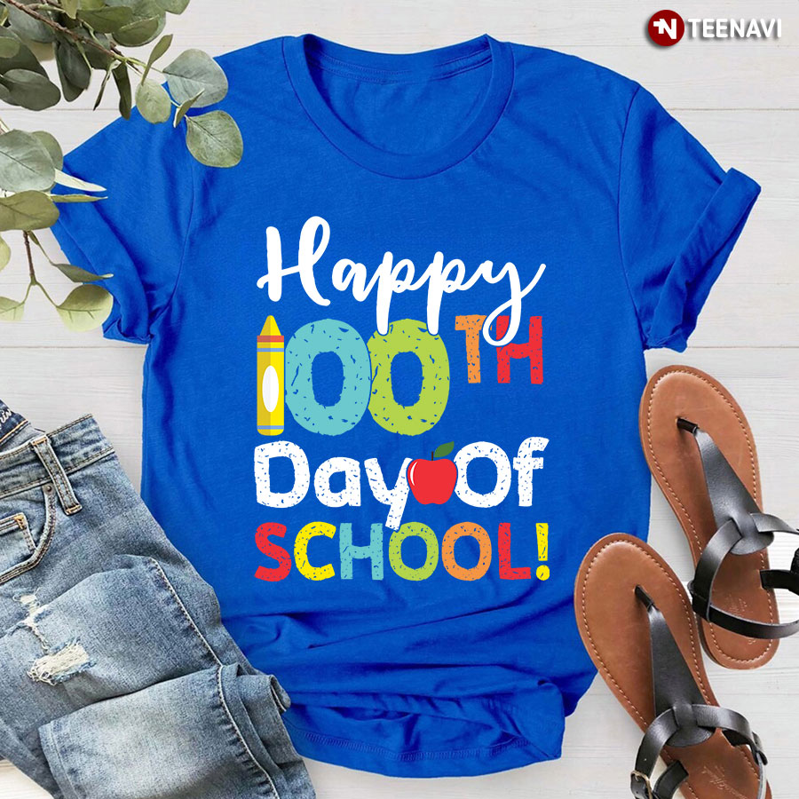 teacher 100 day of school shirt