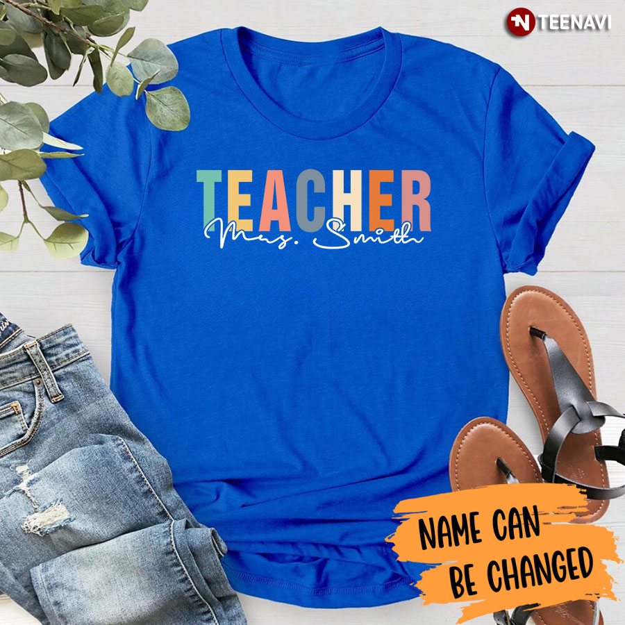 personalized teacher shirt ideas