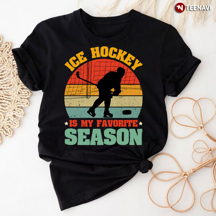 Vintage Ice Hockey Is My Favorite Season T-Shirt