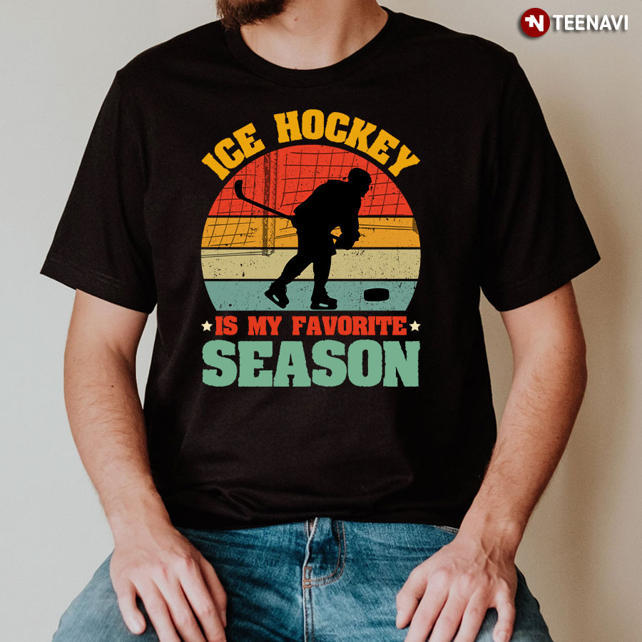 Vintage Ice Hockey Is My Favorite Season T-Shirt