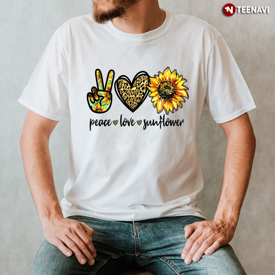 Peace Love Sunflower T-Shirt