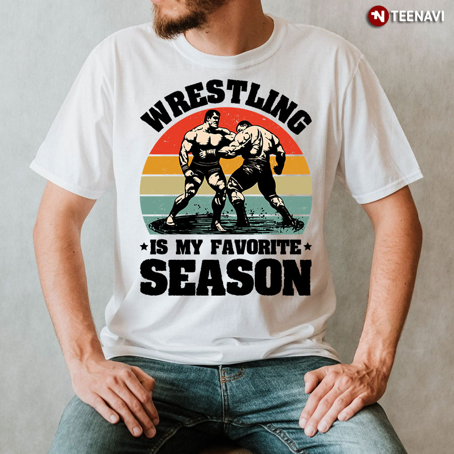 Vintage Wrestling Is My Favorite Season T-Shirt
