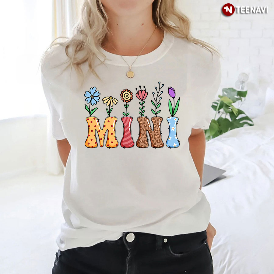 Mini Flowers Leopard T-Shirt