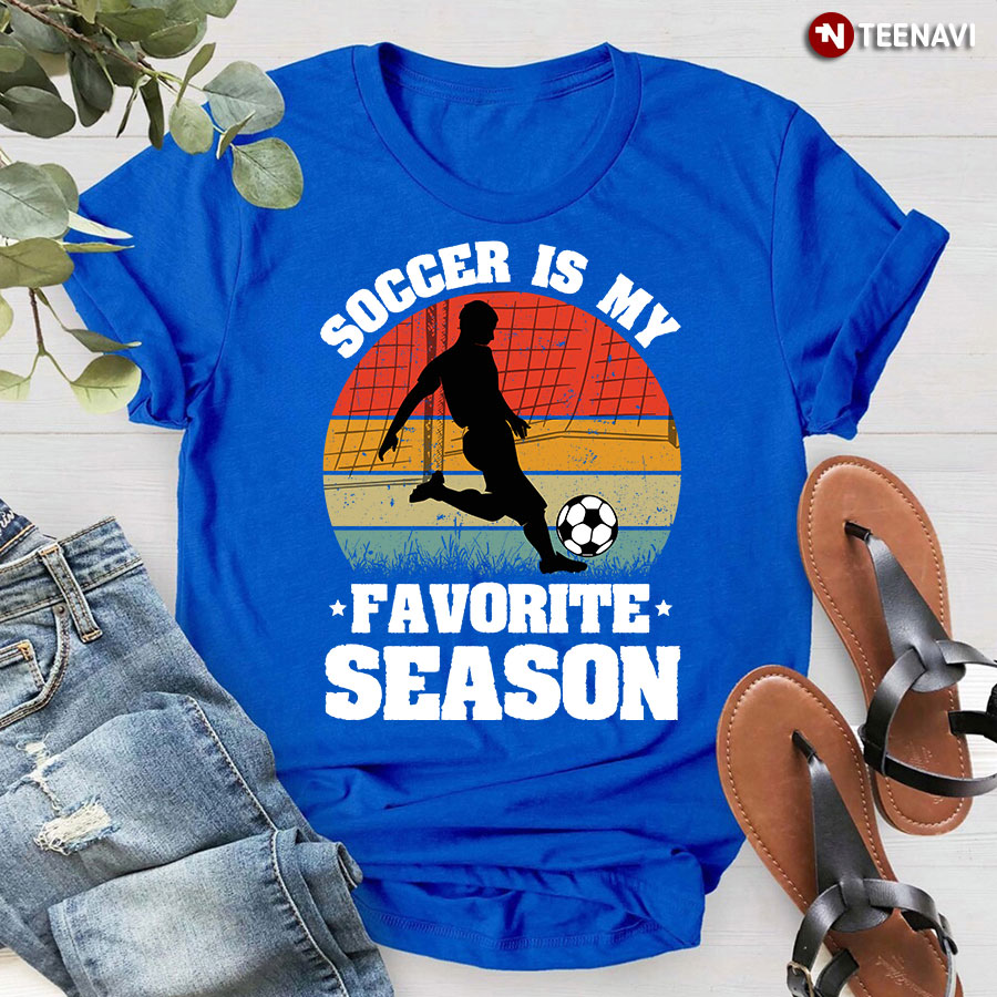 Vintage Soccer Is My Favorite Season T-Shirt