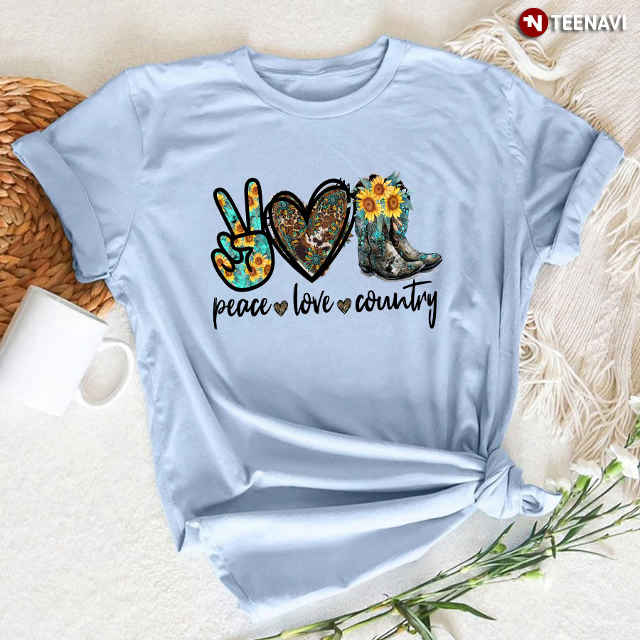 Peace Love Country T-Shirt