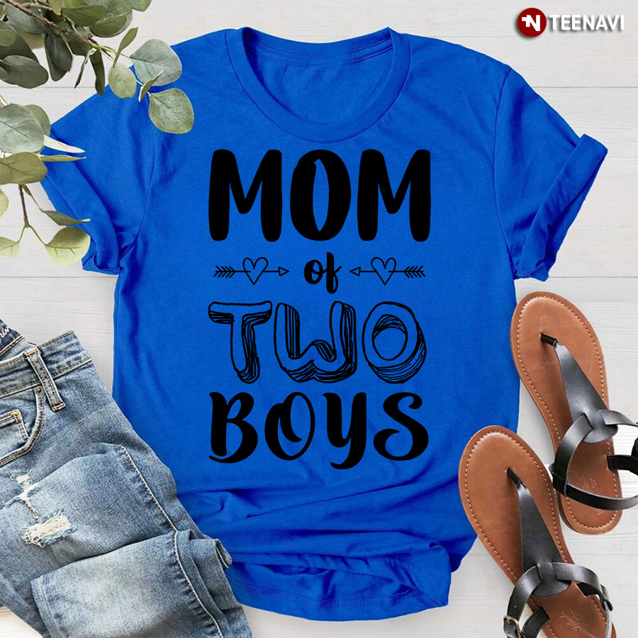 Mom Of Two Boys T-Shirt