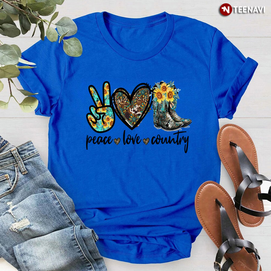 Peace Love Country T-Shirt