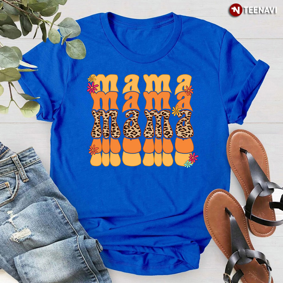 Mama Mama Mama Mama Leopard T-Shirt