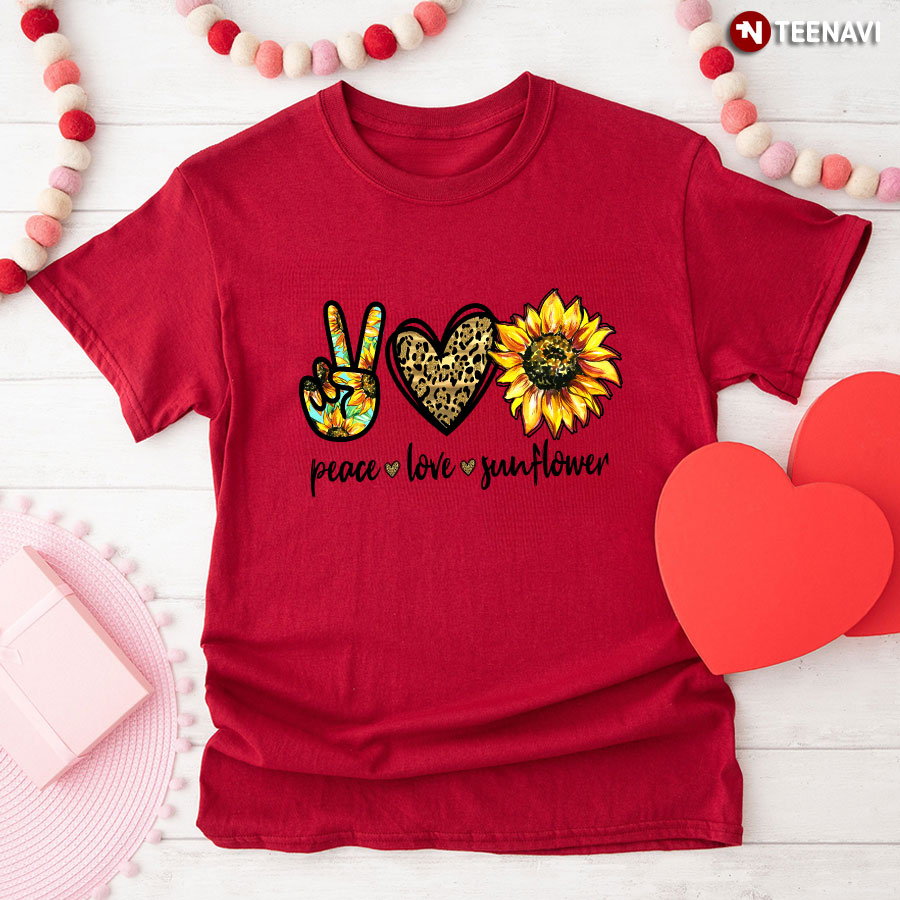 Peace Love Sunflower T-Shirt
