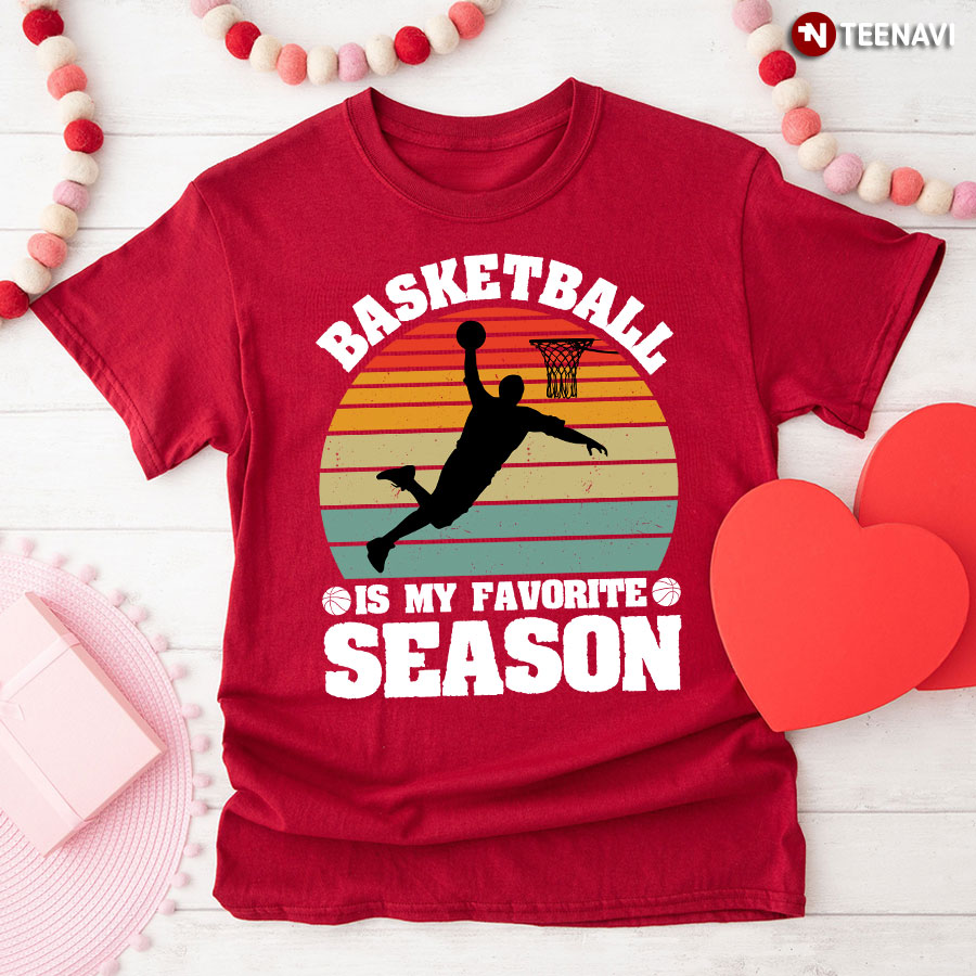 Vintage Basketball Is My Favorite Season T-Shirt