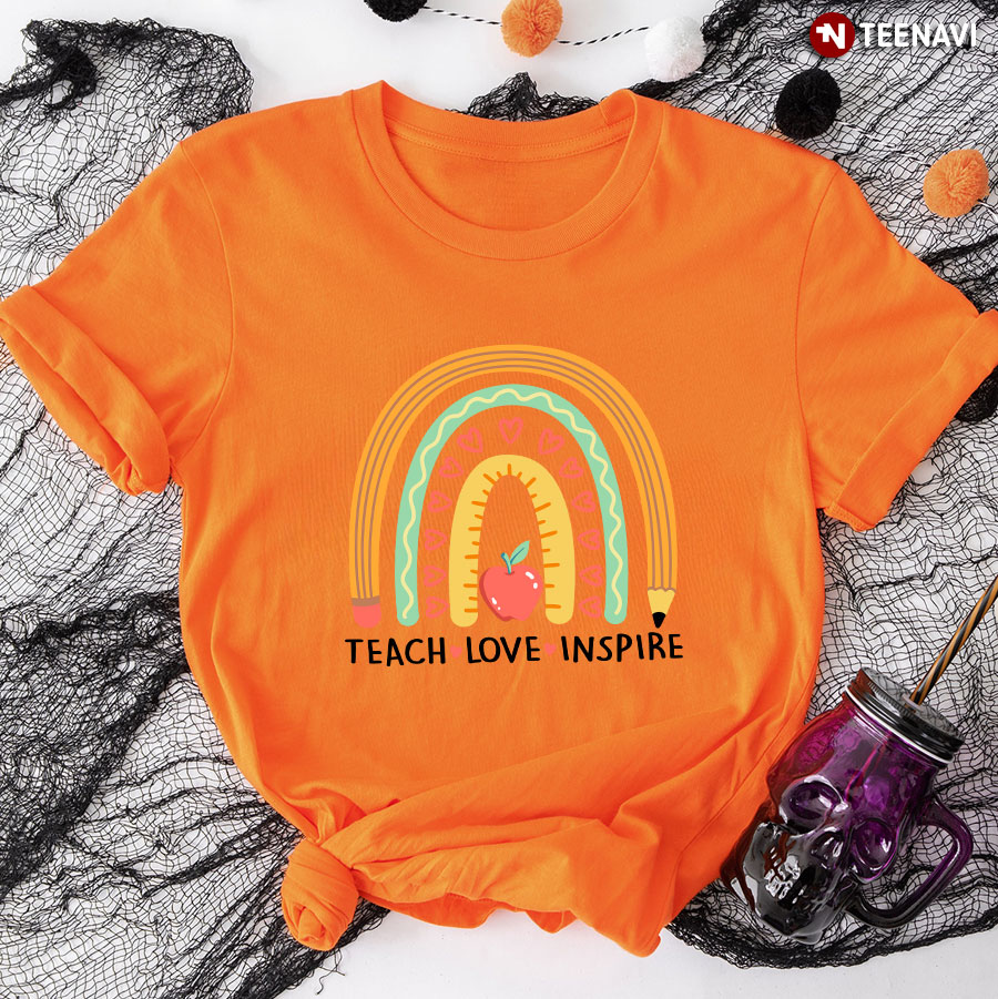 Teach Love Inspire Rainbow T-Shirt
