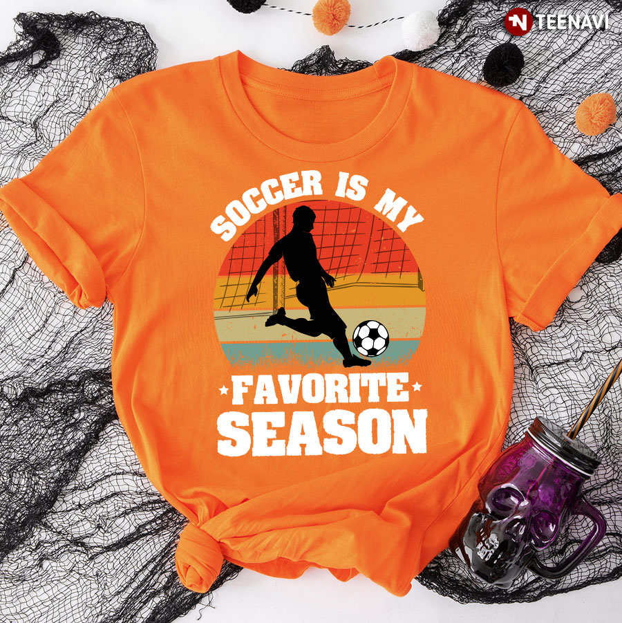 Vintage Soccer Is My Favorite Season T-Shirt