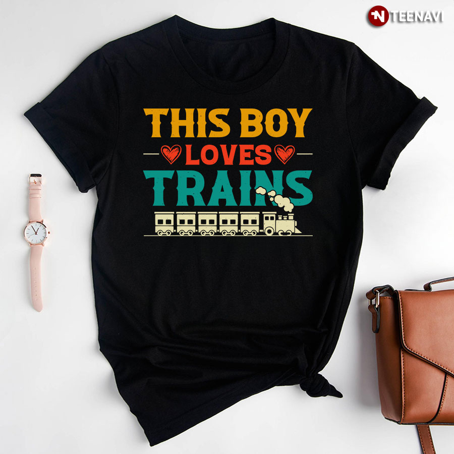 This Boy Loves Train T-Shirt