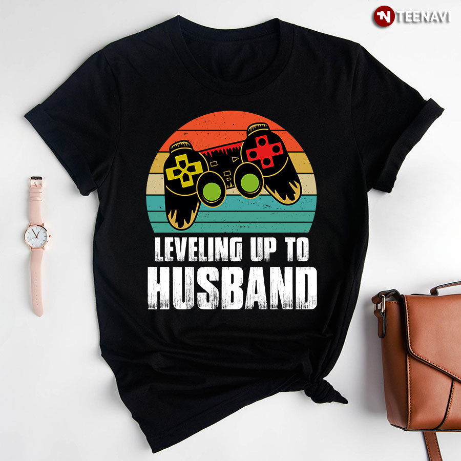 Leveling Up To Husband Vintage T-Shirt