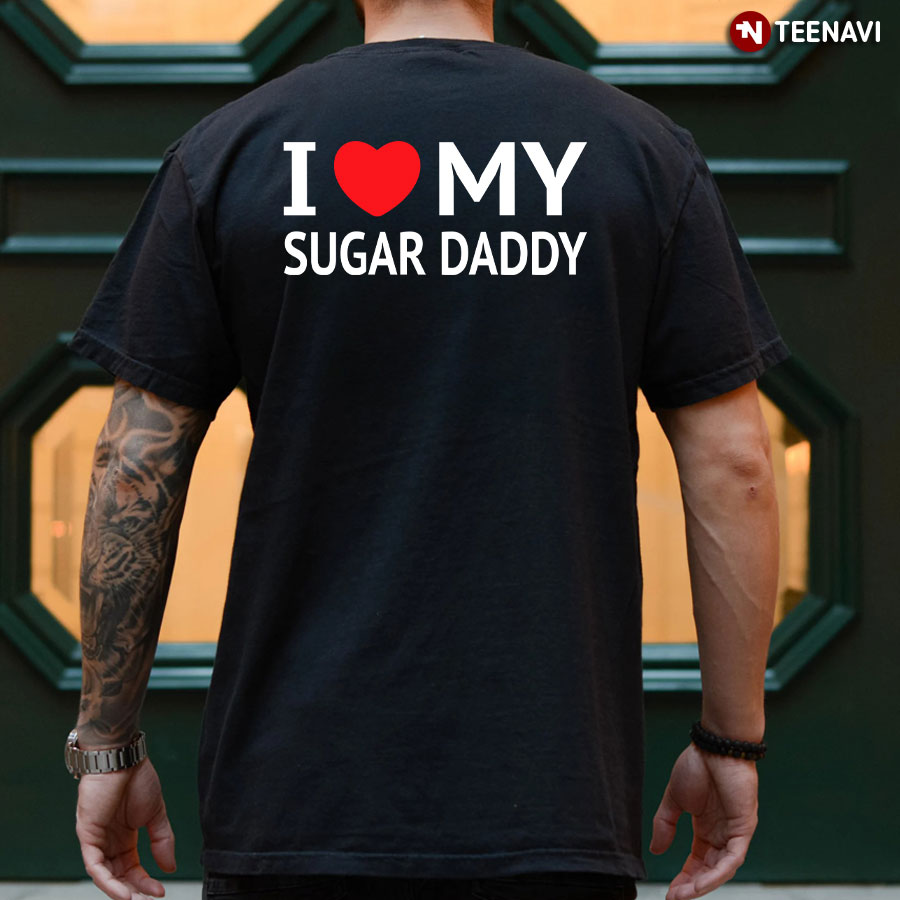 Tee Luv Sugar Daddy Who's Your Daddy? T-Shirt - Red Small