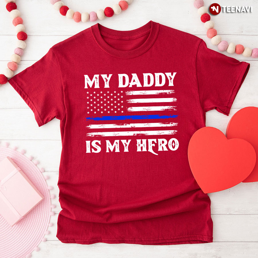 My Dad Is My Hero Police Shirt