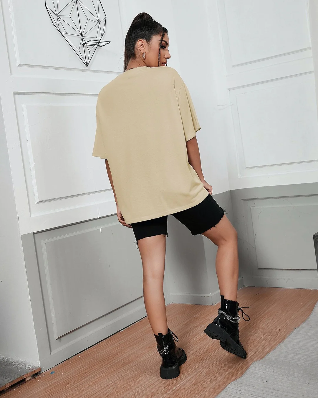 beige t-shirts women's