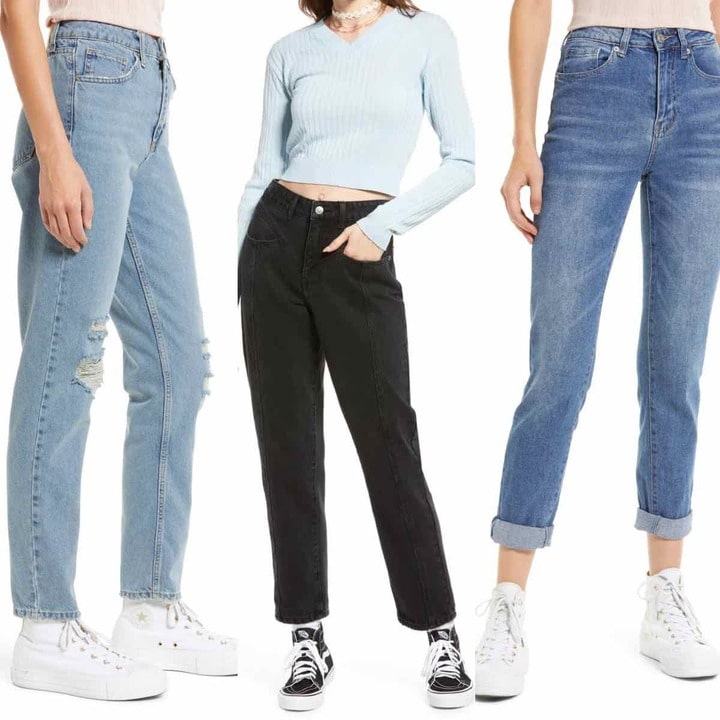 inverted triangle jeans