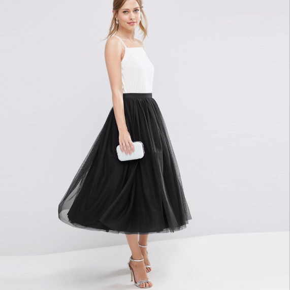 things to wear with a black skirt