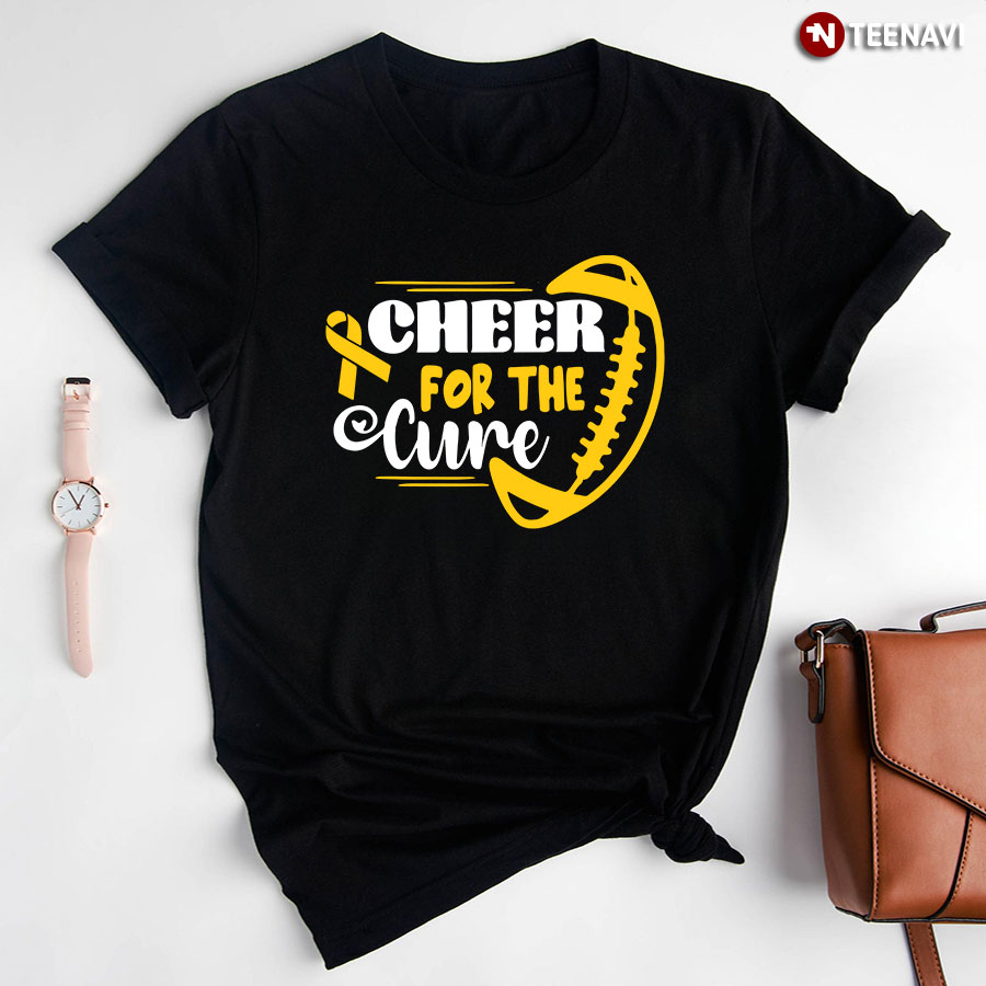 Cheer For The Cure Childhood Cancer Awareness T-Shirt
