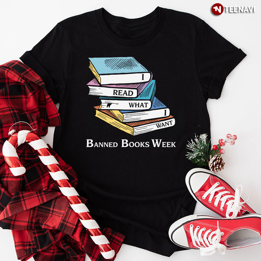 I Read What I Want Banned Books Week T-Shirt