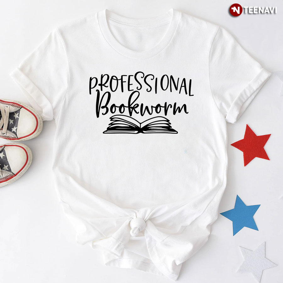 Professional Bookworm Reading Lover T-Shirt