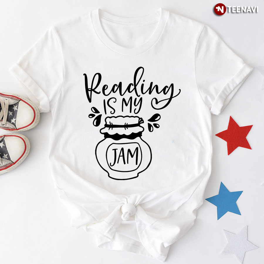 Reading Is My Jam Book Lover T-Shirt