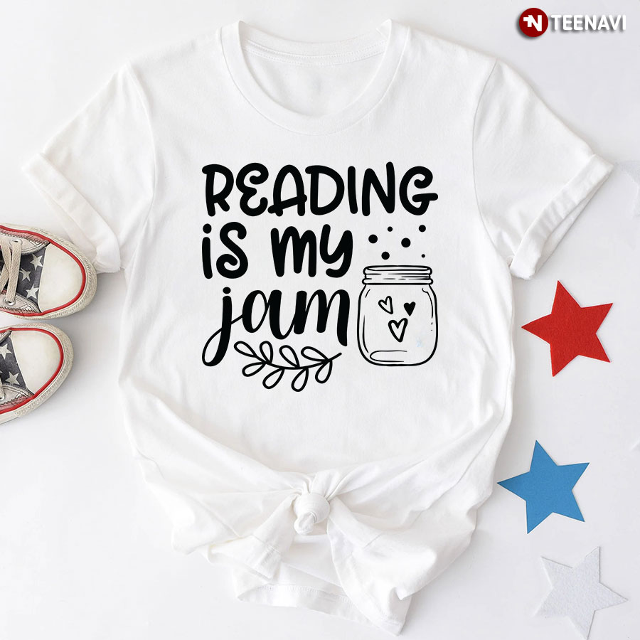 Reading Is My Jam T-Shirt - Unisex Tee