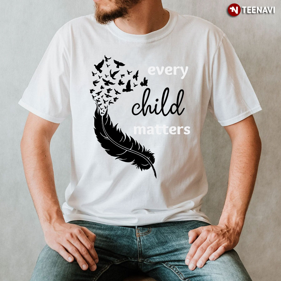 Every Child Matters Leaf Birds T-Shirt