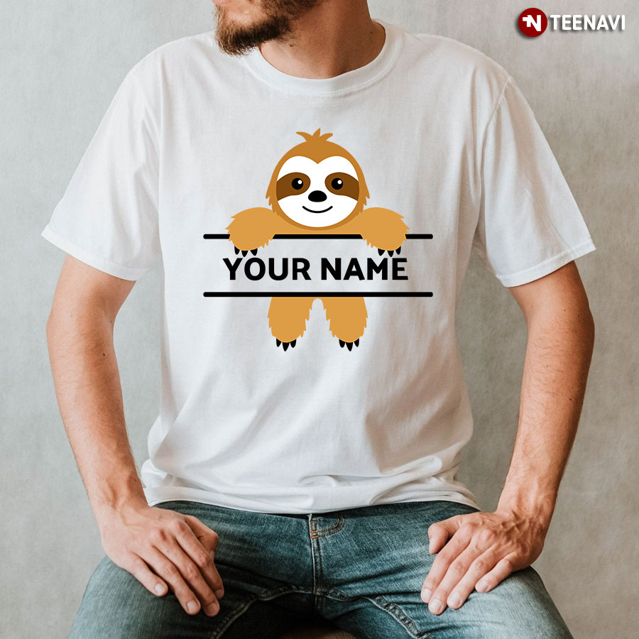 Customized Sloth T-Shirt