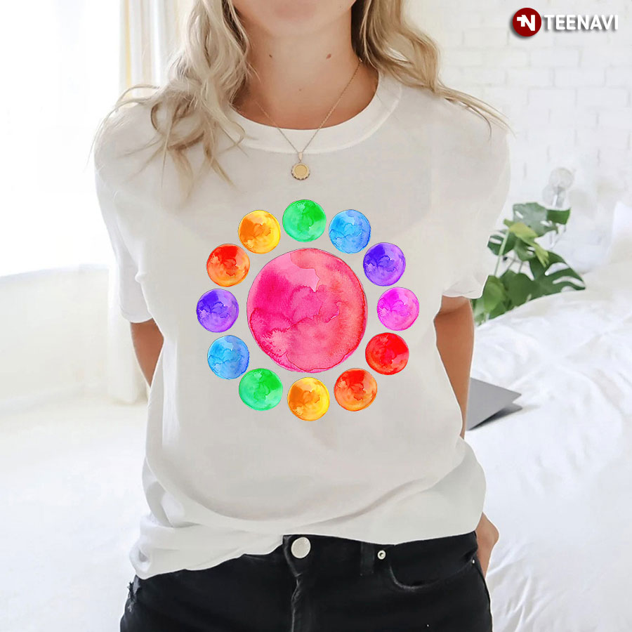 Happy International Dot Day Colorful Polka Dot T-Shirt