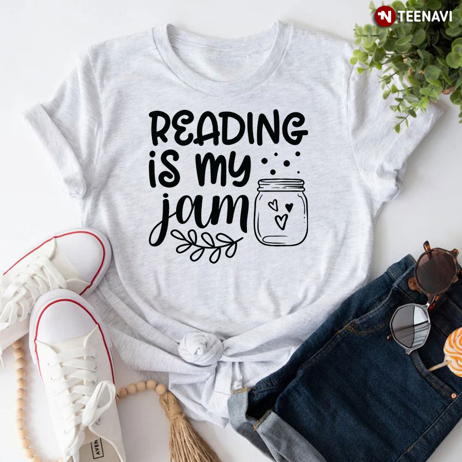 Reading Is My Jam T-Shirt - Unisex Tee