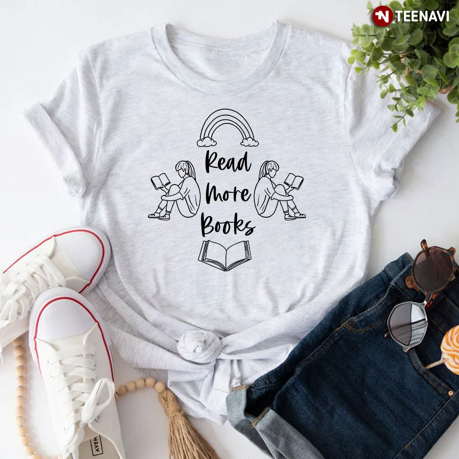 Read More Books Rainbow Bookworm T-Shirt