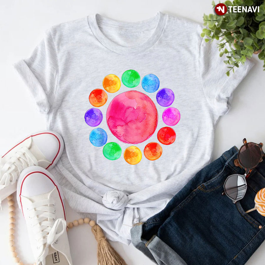 Happy International Dot Day Colorful Polka Dot T-Shirt