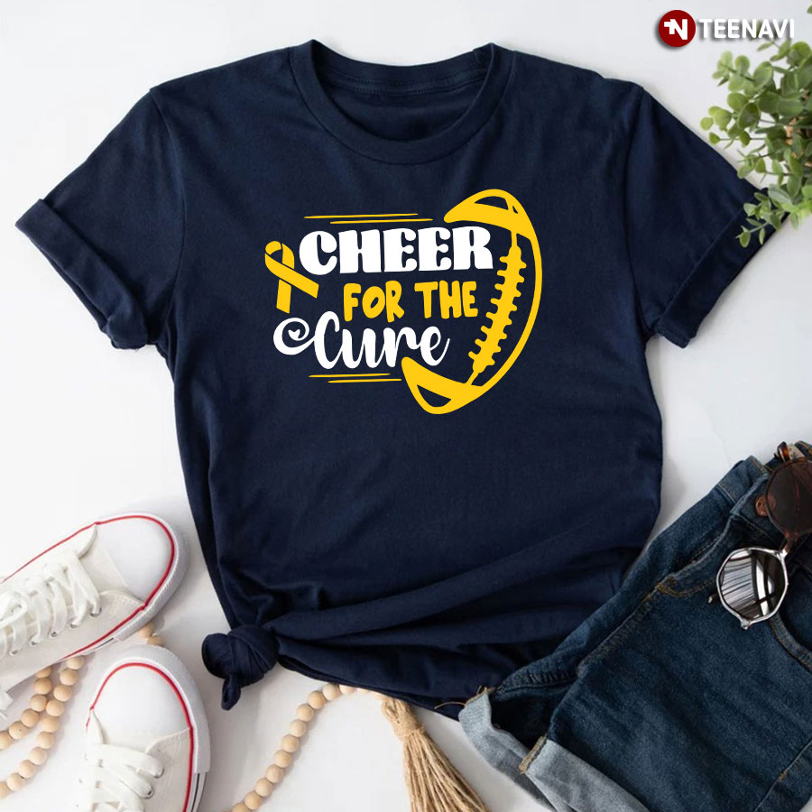 Cheer For The Cure Childhood Cancer Awareness T-Shirt