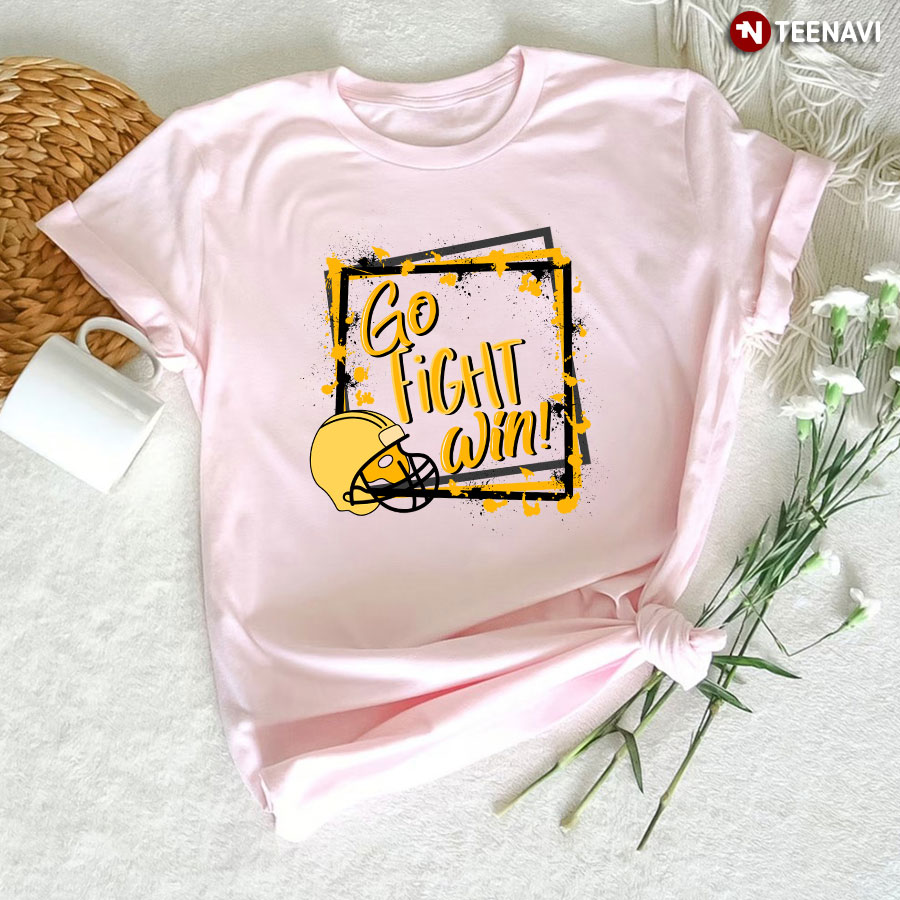 Go Fight Win Childhood Cancer Awareness T-Shirt