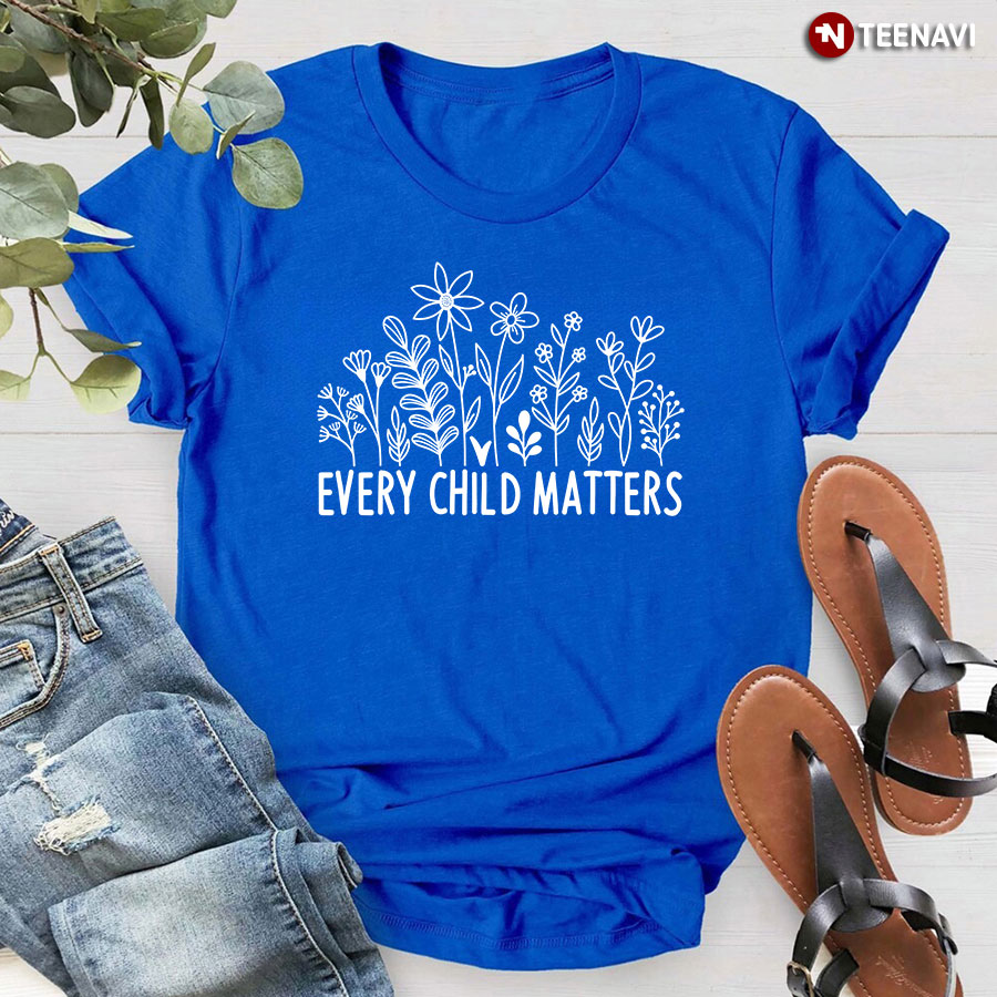 Every Child Matters Flowers T-Shirt