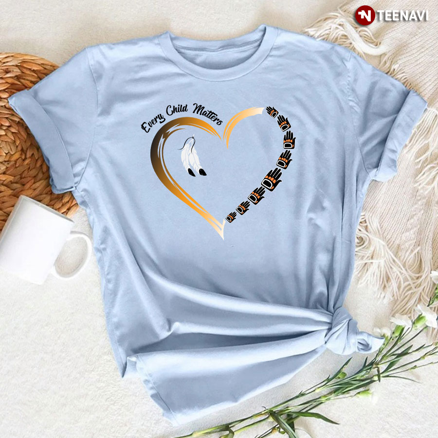 Every Child Matters Heart T-Shirt - Unisex Tee