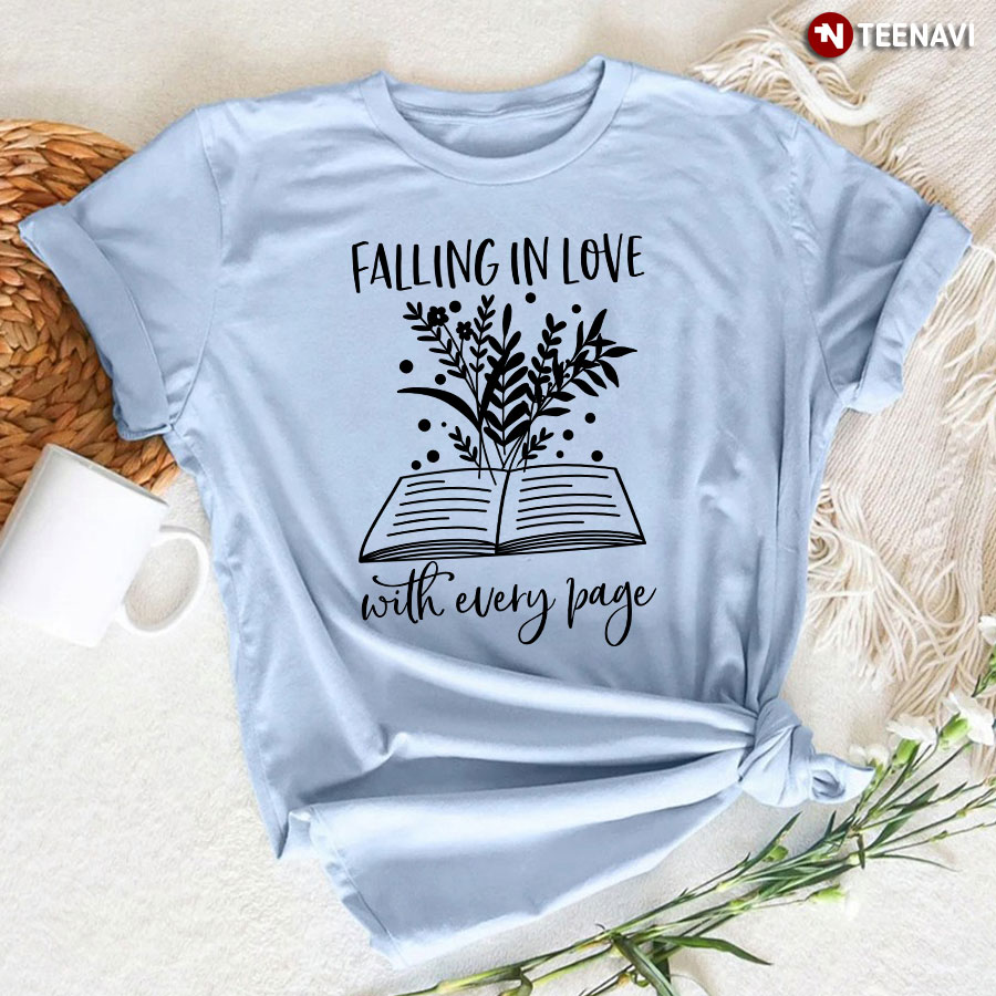 Falling In Love With Every Page T-Shirt