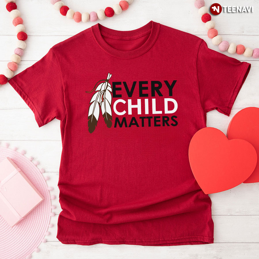 Every Child Matters Leaf T-Shirt - Orange Tee