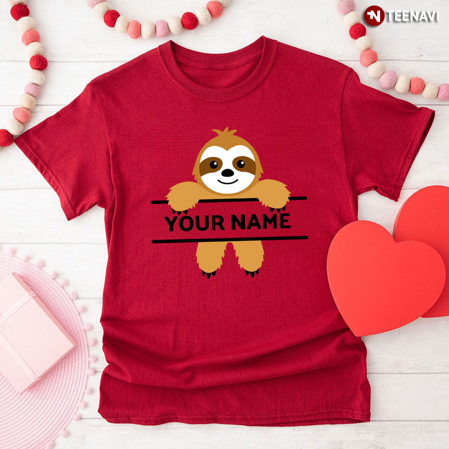 Customized Sloth T-Shirt