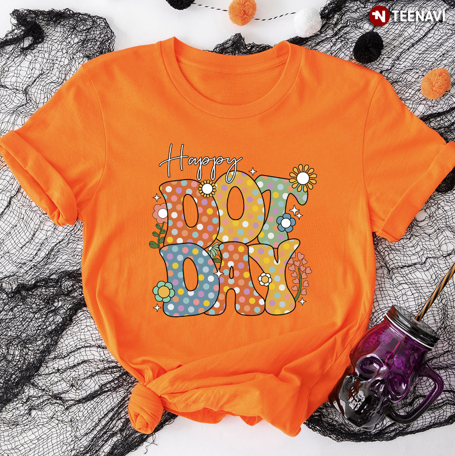 Happy Dot Day T-Shirt - Floral Tee