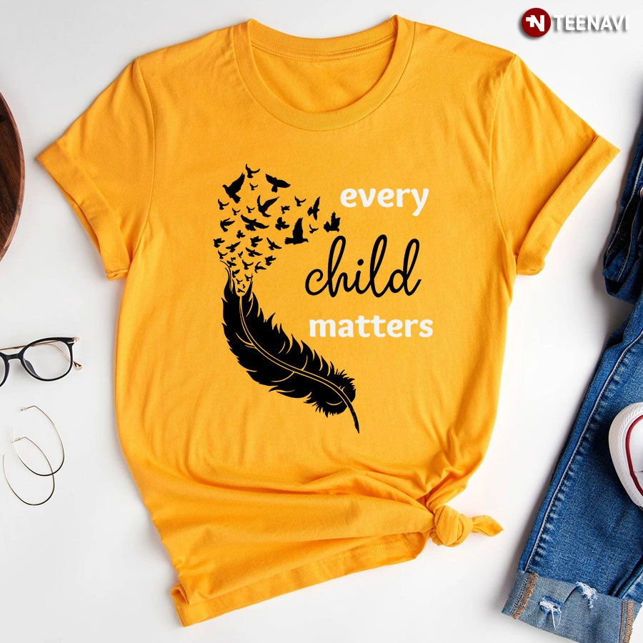 Every Child Matters Leaf Birds T-Shirt