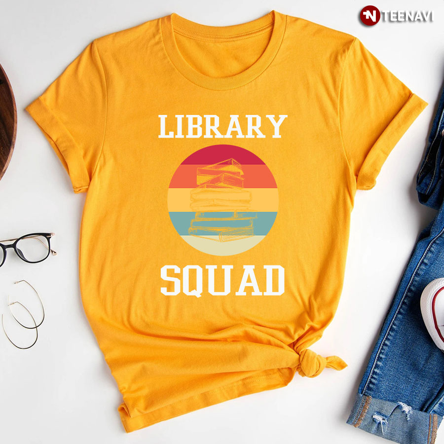 Library Squad Vintage T Shirt