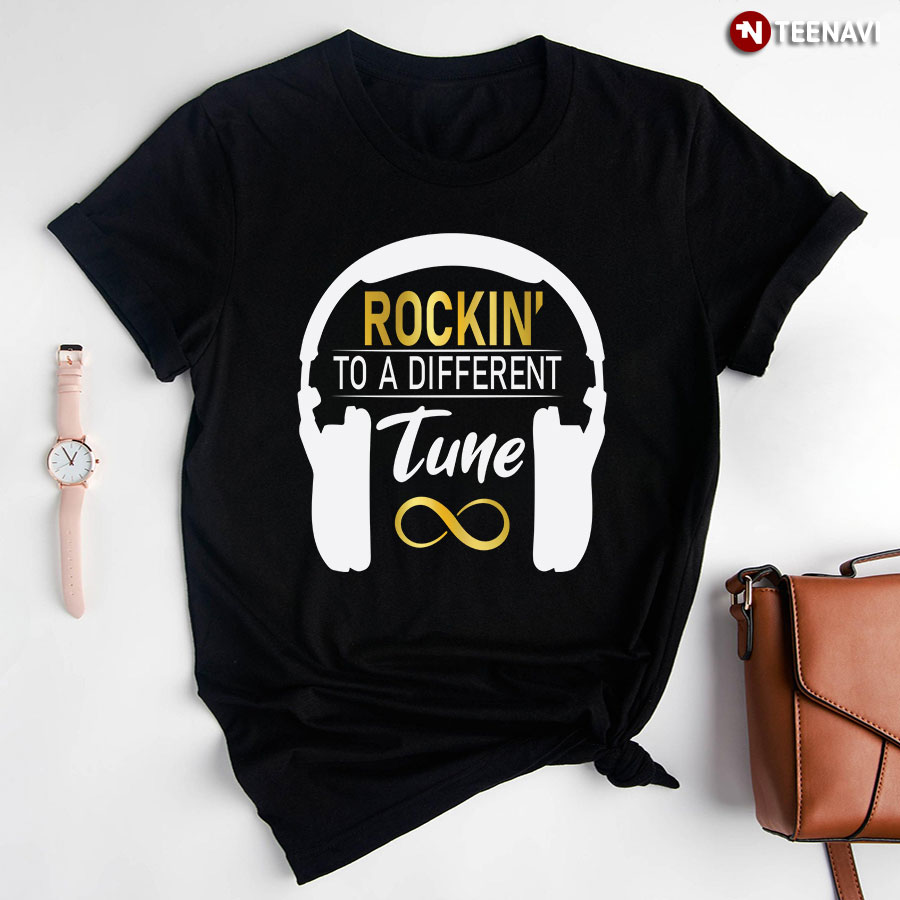 Rockin' To A Different Tune Autism Awareness Infinity Gamer T-Shirt